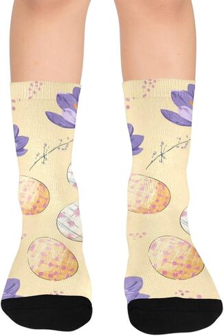 جوارب التنزه على شكل بيضة عيد الفصح من Crocus - جوارب شتوية حرارية سميكة دافئة للأولاد والبنات الصغار للمدرسة، والارتداء اليومي والأنشطة الخارجية in Kuwait