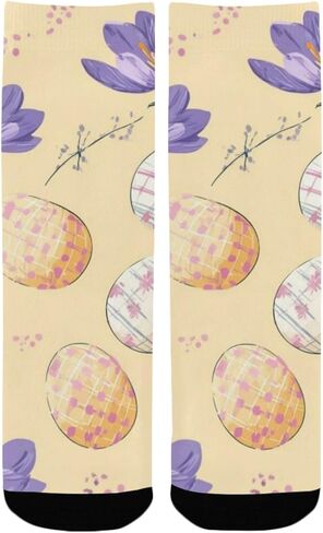جوارب التنزه على شكل بيضة عيد الفصح من Crocus - جوارب شتوية حرارية سميكة دافئة للأولاد والبنات الصغار للمدرسة، والارتداء اليومي والأنشطة الخارجية in Kuwait