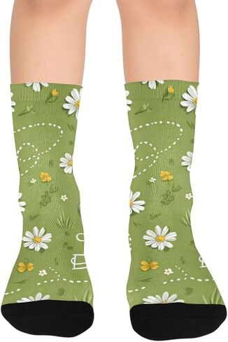 جوارب المشي لمسافات طويلة على شكل بيضة عيد الفصح من Green Art - جوارب شتوية حرارية سميكة دافئة للأولاد والبنات للمدرسة، والارتداء اليومي والأنشطة الخارجية in Kuwait