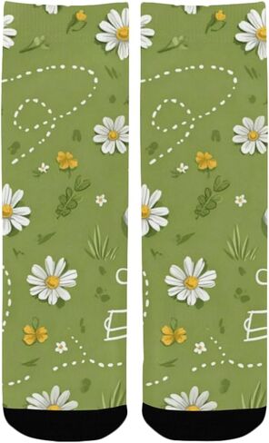 جوارب المشي لمسافات طويلة على شكل بيضة عيد الفصح من Green Art - جوارب شتوية حرارية سميكة دافئة للأولاد والبنات للمدرسة، والارتداء اليومي والأنشطة الخارجية in Kuwait