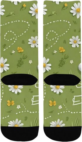 جوارب المشي لمسافات طويلة على شكل بيضة عيد الفصح من Green Art - جوارب شتوية حرارية سميكة دافئة للأولاد والبنات للمدرسة، والارتداء اليومي والأنشطة الخارجية in Kuwait