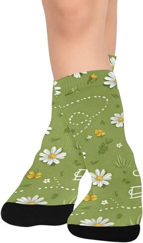 جوارب المشي لمسافات طويلة على شكل بيضة عيد الفصح من Green Art - جوارب شتوية حرارية سميكة دافئة للأولاد والبنات للمدرسة، والارتداء اليومي والأنشطة الخارجية in Kuwait