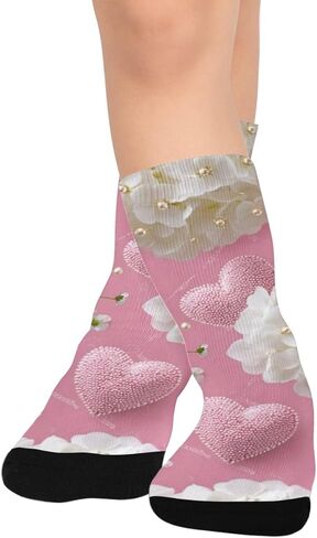 جوارب رومانسية للتنزه سيرًا على الأقدام من الدانتيل - جوارب شتوية حرارية سميكة دافئة للأطفال الصغار للأولاد والبنات للمدرسة، والارتداء اليومي والأنشطة الخارجية in Kuwait