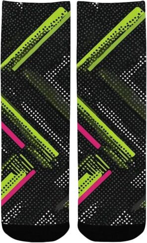 جوارب ريترو متعرجة للمشي لمسافات طويلة - جوارب شتوية حرارية سميكة دافئة للأطفال الصغار للأولاد والبنات للمدرسة، والارتداء اليومي والأنشطة الخارجية in Kuwait