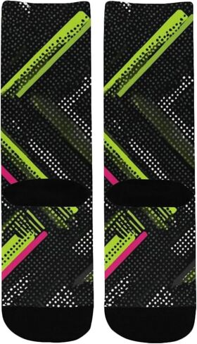 جوارب ريترو متعرجة للمشي لمسافات طويلة - جوارب شتوية حرارية سميكة دافئة للأطفال الصغار للأولاد والبنات للمدرسة، والارتداء اليومي والأنشطة الخارجية in Kuwait