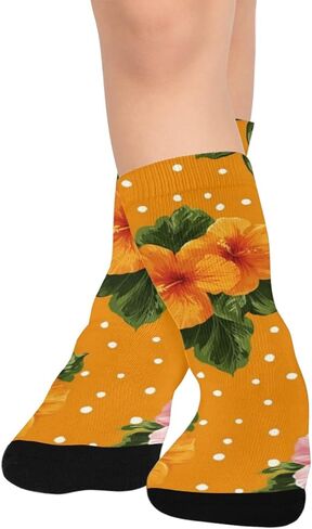 جوارب تروبيكال فلامنغو بلوم للمشي لمسافات طويلة - جوارب شتوية حرارية سميكة دافئة للأولاد والبنات للمدرسة، والارتداء اليومي والأنشطة الخارجية in Kuwait