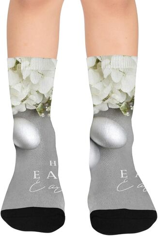 الحد الأدنى من جوارب عيد الفصح الفنية للمشي لمسافات طويلة - جوارب شتوية حرارية سميكة دافئة للأطفال الصغار للأولاد والبنات للمدرسة، والارتداء اليومي والأنشطة الخارجية in Kuwait