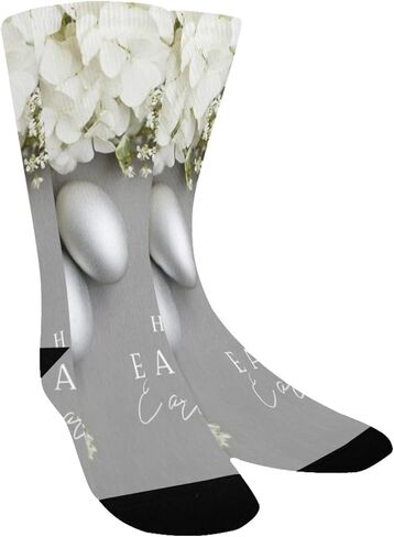 الحد الأدنى من جوارب عيد الفصح الفنية للمشي لمسافات طويلة - جوارب شتوية حرارية سميكة دافئة للأطفال الصغار للأولاد والبنات للمدرسة، والارتداء اليومي والأنشطة الخارجية in Kuwait