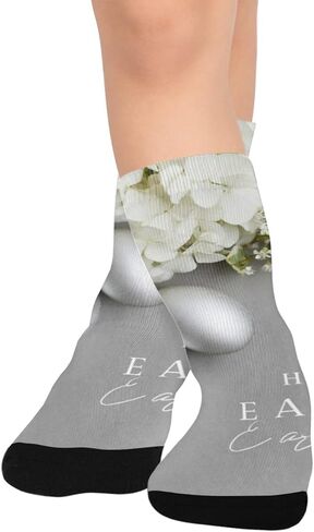 الحد الأدنى من جوارب عيد الفصح الفنية للمشي لمسافات طويلة - جوارب شتوية حرارية سميكة دافئة للأطفال الصغار للأولاد والبنات للمدرسة، والارتداء اليومي والأنشطة الخارجية in Kuwait