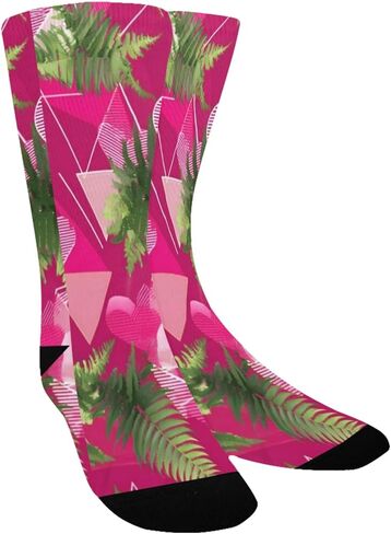 جوارب المشي لمسافات طويلة بتصميم السرخس الحديث - جوارب شتوية حرارية سميكة دافئة للأولاد والبنات الصغار للمدرسة، والارتداء اليومي والأنشطة الخارجية in Kuwait