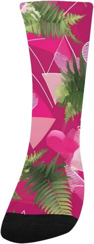 جوارب المشي لمسافات طويلة بتصميم السرخس الحديث - جوارب شتوية حرارية سميكة دافئة للأولاد والبنات الصغار للمدرسة، والارتداء اليومي والأنشطة الخارجية in Kuwait