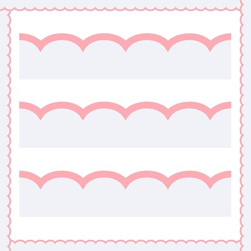 Leinuosen 50.5 FT Bulletin Board Borders 44 PCS أسود وبيضاء خط الموجة الحدودية مع 20 ورقة من نقاط الصقور مرة أخرى إلى الديكور المدرسي للمكتب المدرسي في المنزل (أسود) in Kuwait