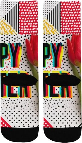 جوارب توليب نيون بلوم للمشي لمسافات طويلة - جوارب شتوية حرارية سميكة دافئة للأطفال الصغار للأولاد والبنات للمدرسة، والارتداء اليومي والأنشطة الخارجية in Kuwait