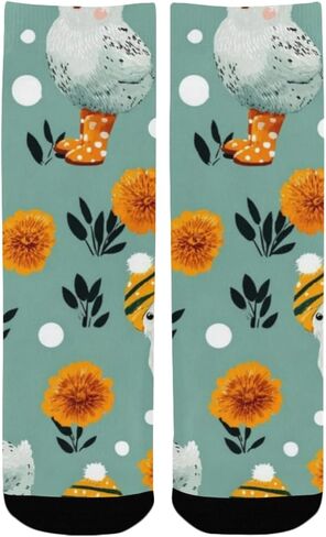 جوارب جاردن تشيك بيضاء للمشي لمسافات طويلة - جوارب شتوية حرارية سميكة دافئة للأطفال الصغار للأولاد والبنات للمدرسة، والارتداء اليومي والأنشطة الخارجية in Kuwait