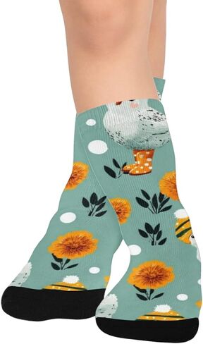 جوارب جاردن تشيك بيضاء للمشي لمسافات طويلة - جوارب شتوية حرارية سميكة دافئة للأطفال الصغار للأولاد والبنات للمدرسة، والارتداء اليومي والأنشطة الخارجية in Kuwait