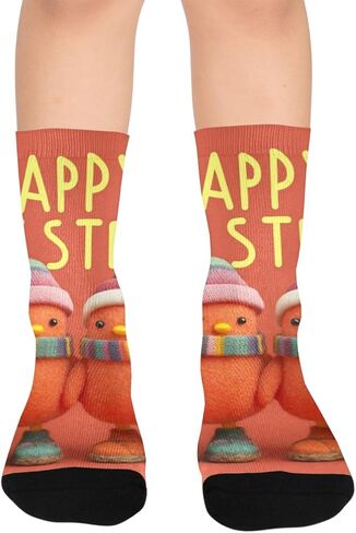 جوارب Warm Chick Vibe للمشي لمسافات طويلة - جوارب شتوية سميكة دافئة للأولاد والبنات الصغار للمدرسة، والارتداء اليومي والأنشطة الخارجية in Kuwait