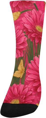 جوارب Gerbera Butterfly للمشي لمسافات طويلة - جوارب شتوية حرارية سميكة دافئة للأطفال الصغار للأولاد والبنات للمدرسة، والارتداء اليومي والأنشطة الخارجية in Kuwait
