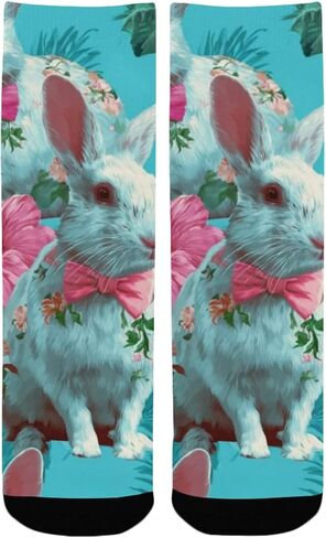 جوارب المشي لمسافات طويلة على شكل أرنب استوائي - جوارب شتوية حرارية سميكة دافئة للأولاد والبنات الصغار للمدرسة، والارتداء اليومي والأنشطة الخارجية in Kuwait