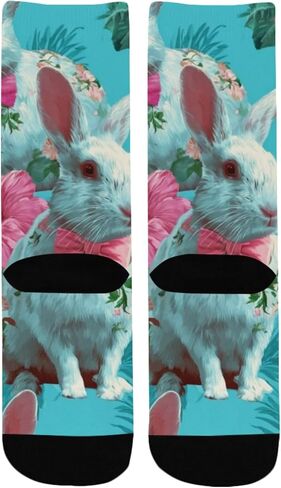 جوارب المشي لمسافات طويلة على شكل أرنب استوائي - جوارب شتوية حرارية سميكة دافئة للأولاد والبنات الصغار للمدرسة، والارتداء اليومي والأنشطة الخارجية in Kuwait