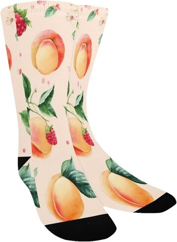 جوارب المشي لمسافات طويلة على شكل فواكه الربيع - جوارب شتوية حرارية سميكة دافئة للأطفال الصغار للأولاد والبنات للمدرسة، والارتداء اليومي والأنشطة الخارجية in Kuwait