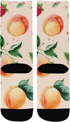 جوارب المشي لمسافات طويلة على شكل فواكه الربيع - جوارب شتوية حرارية سميكة دافئة للأطفال الصغار للأولاد والبنات للمدرسة، والارتداء اليومي والأنشطة الخارجية in Kuwait