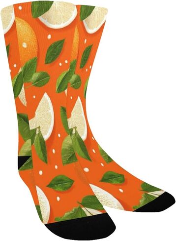 جوارب Juicy Citrus Bloom للمشي لمسافات طويلة - جوارب شتوية حرارية سميكة دافئة للأولاد والبنات للمدرسة، والارتداء اليومي والأنشطة الخارجية in Kuwait