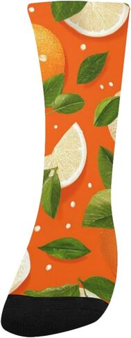 جوارب Juicy Citrus Bloom للمشي لمسافات طويلة - جوارب شتوية حرارية سميكة دافئة للأولاد والبنات للمدرسة، والارتداء اليومي والأنشطة الخارجية in Kuwait