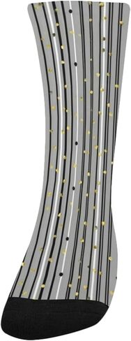 جوارب مخططة بنقاط على شكل قلب للمشي لمسافات طويلة - جوارب شتوية حرارية سميكة دافئة للأطفال الصغار للأولاد والبنات للمدرسة، والارتداء اليومي والأنشطة الخارجية in Kuwait