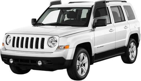 AUTOTEK Precut Window Tint Film Front Two Door Windows Tint Film Cars Sun Blocking Protection Privacy Anti Shatter Glass 2Ply Computer Cut 25% Tint Shade for Jeep Patriot 2007-2017 in Saudi Arabia