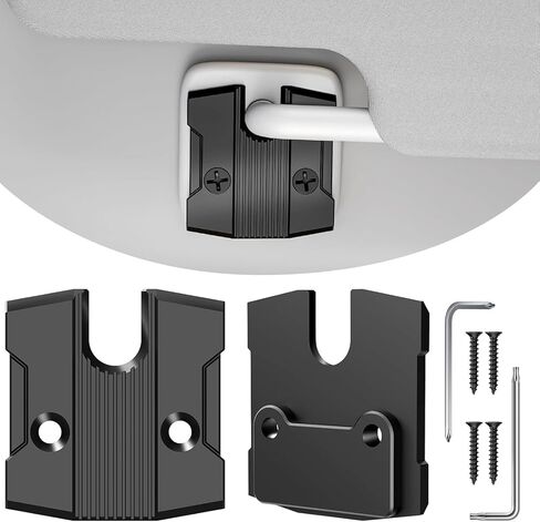 2 Packs Sun Visor Repair Kit Compatible with Dodge RAM 1500 Trucks 2019-2023, Aluminum Black Car Sun Visor Repair Kit, Dodge Ram 1500 Accessories in Kuwait