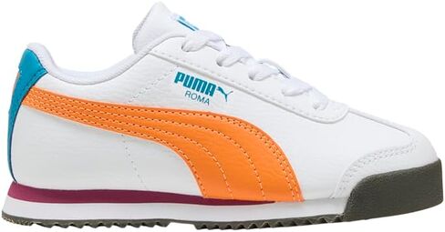 حذاء رياضي PUMA Kids Boys Roma 24 Standard برباط علوي كاجوال - أزرق in Kuwait