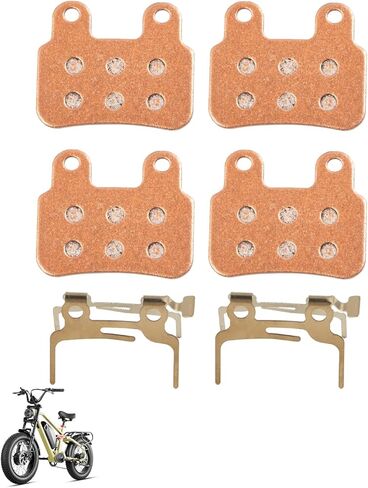 قطعتان من وسادات فرامل الدراجة الإلكترونية البديلة تناسب Ridstar Q20 Q20 Pro H26 Pro E-Bicycles XD-KLBS-DOTS وXOD فرجار الفرامل الهيدروليكية للخلف الأمامي in Kuwait
