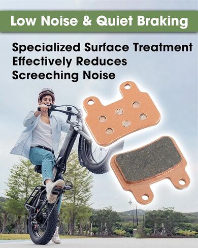 قطعتان من وسادات فرامل الدراجة الإلكترونية البديلة تناسب Ridstar Q20 Q20 Pro H26 Pro E-Bicycles XD-KLBS-DOTS وXOD فرجار الفرامل الهيدروليكية للخلف الأمامي in Kuwait
