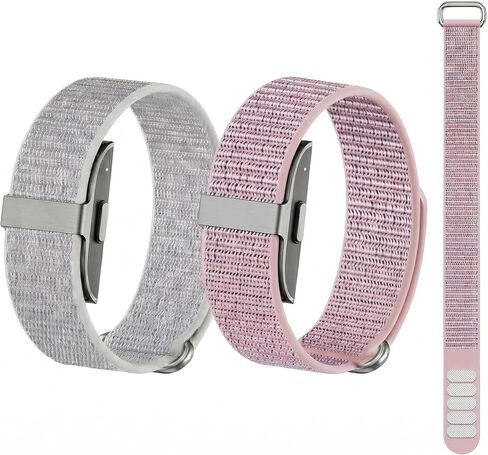 عبوة من قطعتين من Seltureone لحزام بديل لفرقة Hume Health Band، سوار معصم رياضي بديل من النايلون الناعم القابل للتعديل لفرقة Hume in Kuwait