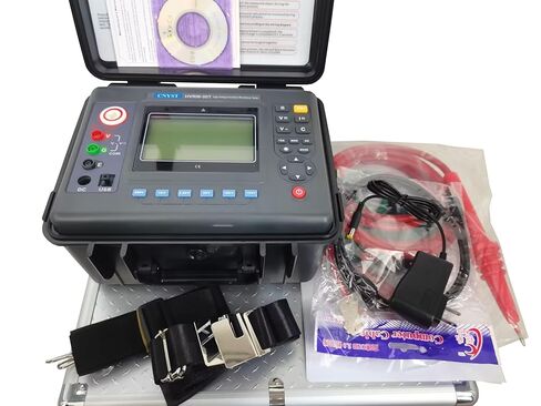 15kV High Voltage Insulation Tester High Voltage Resistance Tester with Rated Applied Voltage 500V 1000V 2500V 5000V 10KV 15KV Insulation Resistance Range 0.01MΩ～50TΩ with USB Interface in Saudi Arabia