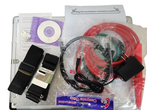 15kV High Voltage Insulation Tester High Voltage Resistance Tester with Rated Applied Voltage 500V 1000V 2500V 5000V 10KV 15KV Insulation Resistance Range 0.01MΩ～50TΩ with USB Interface in Saudi Arabia