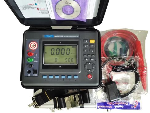 15kV High Voltage Insulation Tester High Voltage Resistance Tester with Rated Applied Voltage 500V 1000V 2500V 5000V 10KV 15KV Insulation Resistance Range 0.01MΩ～50TΩ with USB Interface in Saudi Arabia