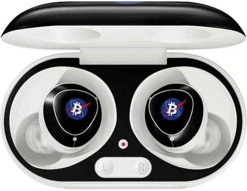 Skinit Decal Audio Skin Compatible with Samsung Galaxy Buds+ - Officially Licensed Skinit Originally Designed Bitcoin Logo Design in Saudi Arabia