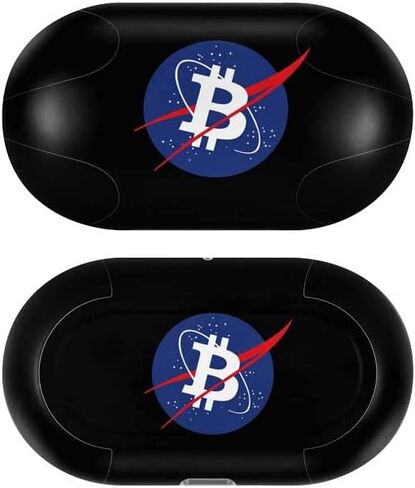 Skinit Decal Audio Skin Compatible with Samsung Galaxy Buds+ - Officially Licensed Skinit Originally Designed Bitcoin Logo Design in Saudi Arabia