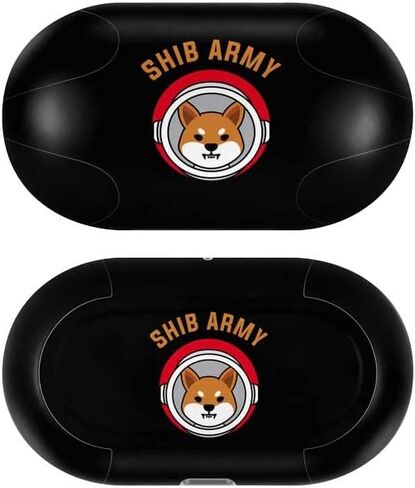 Skinit Decal Audio Skin Compatible with Samsung Galaxy Buds+ - Officially Licensed Skinit Originally Designed Shib Army Design in Saudi Arabia