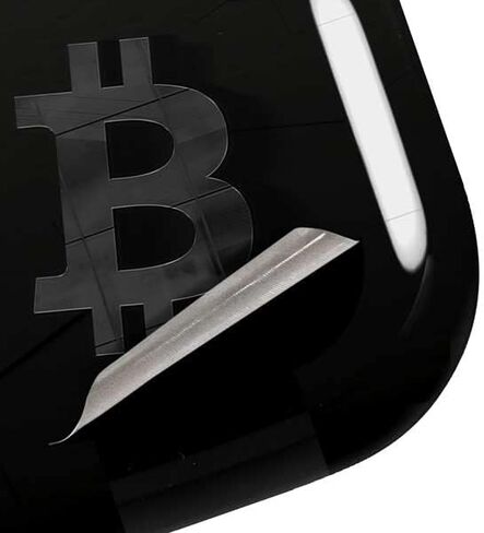 غلاف صوتي من Skinit متوافق مع Samsung Galaxy Buds Pro - تصميم شعار مزخرف من Bitcoin مصمم في الأصل من Skinit in Saudi Arabia