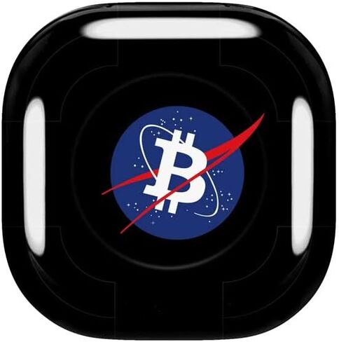 غلاف صوتي من Skinit متوافق مع Samsung Galaxy Buds Pro - تصميم شعار Bitcoin مصمم في الأصل من Skinit in Saudi Arabia