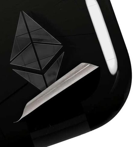 غلاف صوتي من Skinit متوافق مع Samsung Galaxy Buds Pro - تصميم شعار Ethereum مزخرف في الأصل من Skinit in Saudi Arabia
