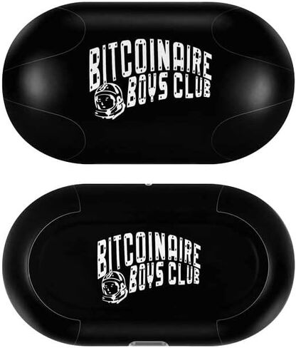 غلاف صوتي من Skinit متوافق مع Samsung Galaxy Buds+ - تصميم Skinit مرخص رسميًا ومصمم في الأصل من Bitcoinaire Boys Club in Saudi Arabia