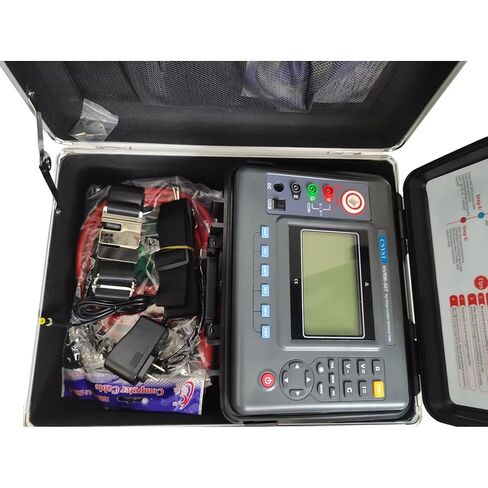 15kV High Voltage Insulation Resistance Tester high-Voltage Insulation Tester with Range 0.01MΩ～50TΩ Capacitance Measurement 10nF～50uF Output Short Circuit Current ≥6mA 500 Groups Data Storage in Kuwait