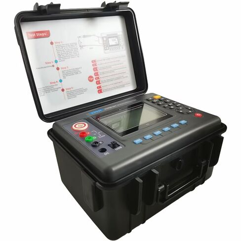 15kV High Voltage Insulation Resistance Tester high-Voltage Insulation Tester with Range 0.01MΩ～50TΩ Capacitance Measurement 10nF～50uF Output Short Circuit Current ≥6mA 500 Groups Data Storage in Kuwait