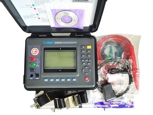 High Voltage Insulation Tester 15 kV Insulation Resistance Testers with Insulation Resistance Range0.01MΩ～50TΩ Resolution 0.01MΩ Absorption Ratio and Polarization Index Measurement in Kuwait