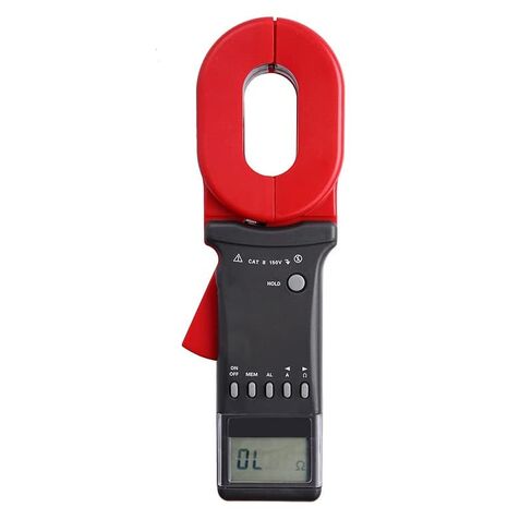 Earth Ground Resistance Testers Ground Resistance Meter Loop Resistance Meter with Clamp CT Size 65mm×32mm Resistance Range 0.010Ω~1200Ω Leakage Current 0.00mA~20.0A Data Storage 99 Sets in Saudi Arabia