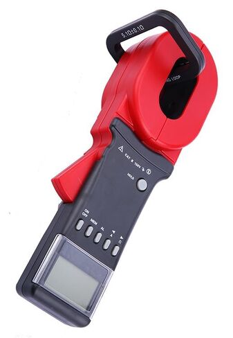Earth Resistance Meter Ground Resistance Tester for 0.010Ω~1200Ω Earth Resistance Loop Resistance Testing with Fully Automatic Gearshift Data Storage 99 Sets Leakage Current 0.00mA~20.0A in Saudi Arabia