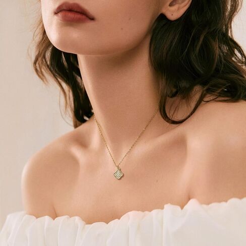 قلادة متقاطعة قلادة قلادة 14K مطلي سلسلة بذيئة الحد الأدنى البسيط الإله الصغير البسيط صلاة المجوهرات الدينية in Kuwait